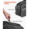 image:imageVEVOR Motorcycle Tail Bag 10L Waterproof Rear Seat Bag with Rain Cover Durable Oxford Fabric Luggage for Outdoor Sports amp Motorbike Detachable Shoulder Strap for SaddlebagTouringRiding BlackSaddle Bag  Upgraded Doublesided Fabric  30L