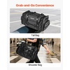 image:imageVEVOR Motorcycle Tail Bag 10L Waterproof Rear Seat Bag with Rain Cover Durable Oxford Fabric Luggage for Outdoor Sports amp Motorbike Detachable Shoulder Strap for SaddlebagTouringRiding BlackTail Bag  Fabric  4060L
