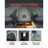 image:imageVEVOR Pickup Truck Tent Fits 5082 ft Truck Tents for Camping Waterproof PU2000 mm 23 Person Sleeping Truck Bed Tent Sturdy Truck Bed Camper Shell with Expandable Awning Rainfly Storage Bag8082 ft