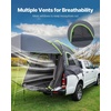 image:imageVEVOR Pickup Truck Tent Fits 5082 ft Truck Tents for Camping Waterproof PU2000 mm 23 Person Sleeping Truck Bed Tent Sturdy Truck Bed Camper Shell with Expandable Awning Rainfly Storage Bag8082 ft