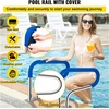 image:imageVEVOR Pool Rail 48 x 32 inch Pool Handrail 220 lbs Load Capacity Heavy Duty Stainless Steel Swimming Handrail Seamless Welding Recessed or Base Mount for Poolside Water Parks Spa Centers32x225 Inch