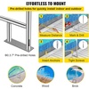 image:imageVEVOR Pool Rail 48 x 32 inch Pool Handrail 220 lbs Load Capacity Heavy Duty Stainless Steel Swimming Handrail Seamless Welding Recessed or Base Mount for Poolside Water Parks Spa Centers55 x 32 Inch