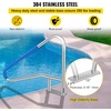 image:imageVEVOR Pool Rail 48 x 32 inch Pool Handrail 220 lbs Load Capacity Heavy Duty Stainless Steel Swimming Handrail Seamless Welding Recessed or Base Mount for Poolside Water Parks Spa Centers55 x 32 Inch