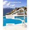image:imageVEVOR Pool Rail 48 x 32 inch Pool Handrail 220 lbs Load Capacity Heavy Duty Stainless Steel Swimming Handrail Seamless Welding Recessed or Base Mount for Poolside Water Parks Spa Centers54x32 Inch