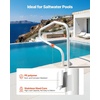 image:imageVEVOR Pool Rail 48 x 32 inch Pool Handrail 220 lbs Load Capacity Heavy Duty Stainless Steel Swimming Handrail Seamless Welding Recessed or Base Mount for Poolside Water Parks Spa Centers48x32 Inch