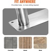 image:imageVEVOR Pool Rail 48 x 32 inch Pool Handrail 220 lbs Load Capacity Heavy Duty Stainless Steel Swimming Handrail Seamless Welding Recessed or Base Mount for Poolside Water Parks Spa Centers39x32 Inch