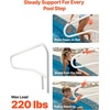 image:imageVEVOR Pool Rail 48 x 32 inch Pool Handrail 220 lbs Load Capacity Heavy Duty Stainless Steel Swimming Handrail Seamless Welding Recessed or Base Mount for Poolside Water Parks Spa Centers54x32 Inch