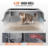 image:imageVEVOR Stainless Steel Cat Litter Box with Lid XL Extra Large Enclosed Cat Box for Big Cats High Sides Metal Litter Box Anti LeakageOdorFree amp Easy CleaningInclude Scoop amp Foot BoardDark grey