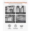 image:imageVEVOR Stainless Steel Dog Washing Station 50 inch Pet Grooming Tub wRamp PE Water Filter Board Faucet amp Showerhead amp Soap Holder Dog Bathtub for Large amp Medium amp Small Pets Left Door