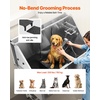 image:imageVEVOR Stainless Steel Dog Washing Station Professional 50 inch Pet Grooming Tub wStairs PE Water Filter Board Faucet amp Showerhead amp Soap Holder Bathtub for Large amp Medium amp Small Pets Left Door50 inch