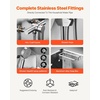 image:imageVEVOR Stainless Steel Dog Washing Station Professional 50 inch Pet Grooming Tub wStairs PE Water Filter Board Faucet amp Showerhead amp Soap Holder Bathtub for Large amp Medium amp Small Pets Left Door50 inch