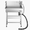 image:imageVEVOR Stainless Steel Dog Washing Station Professional 50 inch Pet Grooming Tub wStairs PE Water Filter Board Faucet amp Showerhead amp Soap Holder Bathtub for Large amp Medium amp Small Pets Left Door34 inch