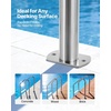 image:imageVEVOR Swimming Pool Ladder 3Step Stairs with Double Handrails NonSlip Heavy Duty Wide Steps Stainless Steel Frame 265 lbs Capacity for 4854 in Inground Pools EntryExits Indoor amp Outdoor3Step
