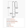 image:imageVEVOR Swimming Pool Ladder 3Step Stairs with Double Handrails NonSlip Heavy Duty Wide Steps Stainless Steel Frame 265 lbs Capacity for 4854 in Inground Pools EntryExits Indoor amp Outdoor4Step