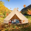 image:imageVEVOR Tents Canvas Bell TentBeige