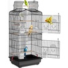 image:imageVEVOR 41inch Open Top Large Parrot Bird Cage Hanging Bird Cage for Parakeets Finches Canaries Lovebirds Cockatiels Budgies Small Quaker Conures Travel Pet Flight Birdcage with Swing and Perch180L x 140W x 364H