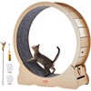 image:imageVEVOR Cat Exercise Wheel Large Cat Treadmill Wheel for Indoor Cats 358 inch Cat Running Wheel with Detachable Carpet and Cat Teaser for RunningWalkingTraining Suitable for Most Cats433in