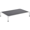 image:imageVEVOR Chew Proof Elevated Dog Bed Portable Raised Dog Cot with Aluminum Tube Metal Frame and Breathable Textilene Mesh Indoor amp Outdoor Pet Cooling Raised Hammock Bed L GrayXL