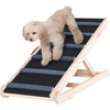 image:imageVEVOR Dog Ramp Folding Pet Ramp for Bed Adjustable Dog Ramp for Small Large Old Dogs amp Cats Wooden Pet Ramp with 393 Long Ramp Adjustable from 15 to 22 Suitable for Couch Sofa Car4133x 157x 393in