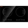 image:imageVEVOR Induction Cooktop 1800W Electric Countertop Burner with 9 Power Settings 2 Burner Touch Control Stove Builtin Induction Cooktop Include 99Min Timer Child Safety Lock Glass Surface24in 2 Burners110V