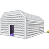 image:imageVEVOR Inflatable Nightclub 262 x 197 x 131 Ft Blow up Party Tent with 1100W Blower Large Inflatable Night Club Tent for Adults Easy Setup Inflatable House Air Cube for Wedding Birthday WhiteWhite