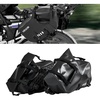 image:imageVEVOR Motorcycle Tail Bag 10L Waterproof Rear Seat Bag with Rain Cover Durable Oxford Fabric Luggage for Outdoor Sports amp Motorbike Detachable Shoulder Strap for SaddlebagTouringRiding BlackSaddle Bag  Upgraded Doublesided Fabric  28L