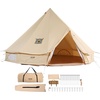 image:imageVEVOR Tents Canvas Bell TentBeige