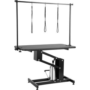 image:imageVEVOR Hydraulic Pet Grooming Table 400LBS Static Load Capacity 425 x 24 Inch Dog Grooming Station with AntiSlip Tabletop and Dual Height Adjustable Arms with Clamps for Medium and Small Dogs