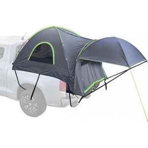 image:imageVEVOR Pickup Truck Tent Fits 5082 ft Truck Tents for Camping Waterproof PU2000 mm 23 Person Sleeping Truck Bed Tent Sturdy Truck Bed Camper Shell with Expandable Awning Rainfly Storage Bag8082 ft
