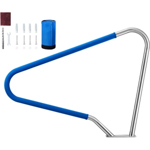 image:imageVEVOR Pool Rail 48 x 36 inch Pool Handrail 220 lbs Load Capacity Heavy Duty 304 Stainless Steel Swimming Handrail Detachable Nonslip Sleeve Rich Accessories for Poolside Water Parks Spa Centers48x36 Inch