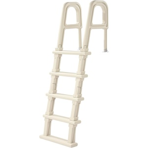 image:imageVEVOR Swimming Pool Ladder 75Inclined 5Step Double Handrails Stair NonSlip Heavy Duty Steps Load Capacity 300 lb for 4854 in Inground amp AboveGround Pools of Any Deck Surface Indoor amp OutdoorWhite