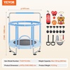 image:imageVEVOR 5FT Trampoline 505556  35 for IndoorOutdoor use for Toddlers Foldable Mini Baby with Foam Handle Recreational Birthday GiftBlue