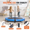 image:imageVEVOR 5FT Trampoline 505556  35 for IndoorOutdoor use for Toddlers Foldable Mini Baby with Foam Handle Recreational Birthday GiftBlue