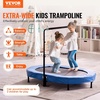 image:imageVEVOR 5FT Trampoline 505556  35 for IndoorOutdoor use for Toddlers Foldable Mini Baby with Foam Handle Recreational Birthday GiftBlue