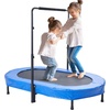 image:imageVEVOR 5FT Trampoline 505556  35 for IndoorOutdoor use for Toddlers Foldable Mini Baby with Foam Handle Recreational Birthday GiftBlue