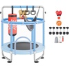 image:imageVEVOR 5FT Trampoline 505556  35 for IndoorOutdoor use for Toddlers Foldable Mini Baby with Foam Handle Recreational Birthday GiftBlue