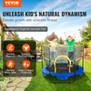 image:imageVEVOR 5FT Trampoline 505556  35 for IndoorOutdoor use for Toddlers Foldable Mini Baby with Foam Handle Recreational Birthday GiftMultiColor