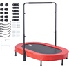 image:imageVEVOR 5FT Trampoline 505556  35 for IndoorOutdoor use for Toddlers Foldable Mini Baby with Foam Handle Recreational Birthday GiftRed
