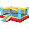 image:imageVEVOR Inflatable Bounce House 147 x 138 x 68 ft Jumping Bouncy Castle Inflatable Jumper for Kids with Slide Basketball Hoop Target Game amp Jumping Area Jumpings House Holds 34 Kids Ages 38Light Blue