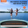 image:imageVEVOR Inflatable Water Bouncer 10ft Recreational Water Trampoline Portable Bounce Swim Platform with 3Step Ladder amp Electric Air Pump Lake Water Sports Kids Adults Floating Rebounder for Pool