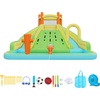 image:imageVEVOR Inflatable Water Slide Bounce House with Blower Compact 5in1 Kids Bouncy Castle with Slide Splash Pool Climbing Wall Basketball Hoop amp Bounce Area for KidsDouble Climbing Waterfall