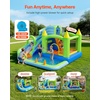 image:imageVEVOR Inflatable Water Slide Bounce House with Blower Compact 5in1 Kids Bouncy Castle with Slide Splash Pool Climbing Wall Basketball Hoop amp Bounce Area for KidsToy Park