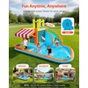 image:imageVEVOR Inflatable Water Slide Bounce House with Blower Compact 5in1 Kids Bouncy Castle with Slide Splash Pool Climbing Wall Basketball Hoop amp Bounce Area for KidsConvenience Store Theme