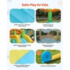 image:imageVEVOR Inflatable Water Slide Bounce House with Blower Compact 5in1 Kids Bouncy Castle with Slide Splash Pool Climbing Wall Basketball Hoop amp Bounce Area for KidsCastle Theme