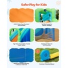 image:imageVEVOR Inflatable Water Slide Bounce House with Blower Compact 5in1 Kids Bouncy Castle with Slide Splash Pool Climbing Wall Basketball Hoop amp Bounce Area for KidsToy Park