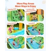 image:imageVEVOR Inflatable Water Slide Bounce House with Blower Compact 5in1 Kids Bouncy Castle with Slide Splash Pool Climbing Wall Basketball Hoop amp Bounce Area for KidsDouble Climbing Waterfall