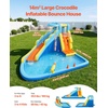 image:imageVEVOR Inflatable Water Slide Bounce House with Blower Compact 5in1 Kids Bouncy Castle with Slide Splash Pool Climbing Wall Basketball Hoop amp Bounce Area for KidsCrocodile Theme