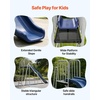 image:imageVEVOR Water Slide 55ft Outdoor Pool Wave Slidefor Kids Free Standing Waterslide with 65ft Ground Tarp Built in Adjustable Sprinkler Metal Plastic Playground Equipment Platform for Backyard Fun10 Ft Straight Slide