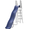 image:imageVEVOR Water Slide 55ft Outdoor Pool Wave Slidefor Kids Free Standing Waterslide with 65ft Ground Tarp Built in Adjustable Sprinkler Metal Plastic Playground Equipment Platform for Backyard Fun10 Ft Straight Slide
