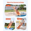 image:imageVEVOR Water Slide 55ft Outdoor Pool Wave Slidefor Kids Free Standing Waterslide with 65ft Ground Tarp Built in Adjustable Sprinkler Metal Plastic Playground Equipment Platform for Backyard Fun55 Ft